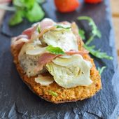 Bruschetta aux artichauts et Pancetta Délice de Légumes Grillés