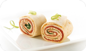 Wraps au saumon aux zestes de citron vert